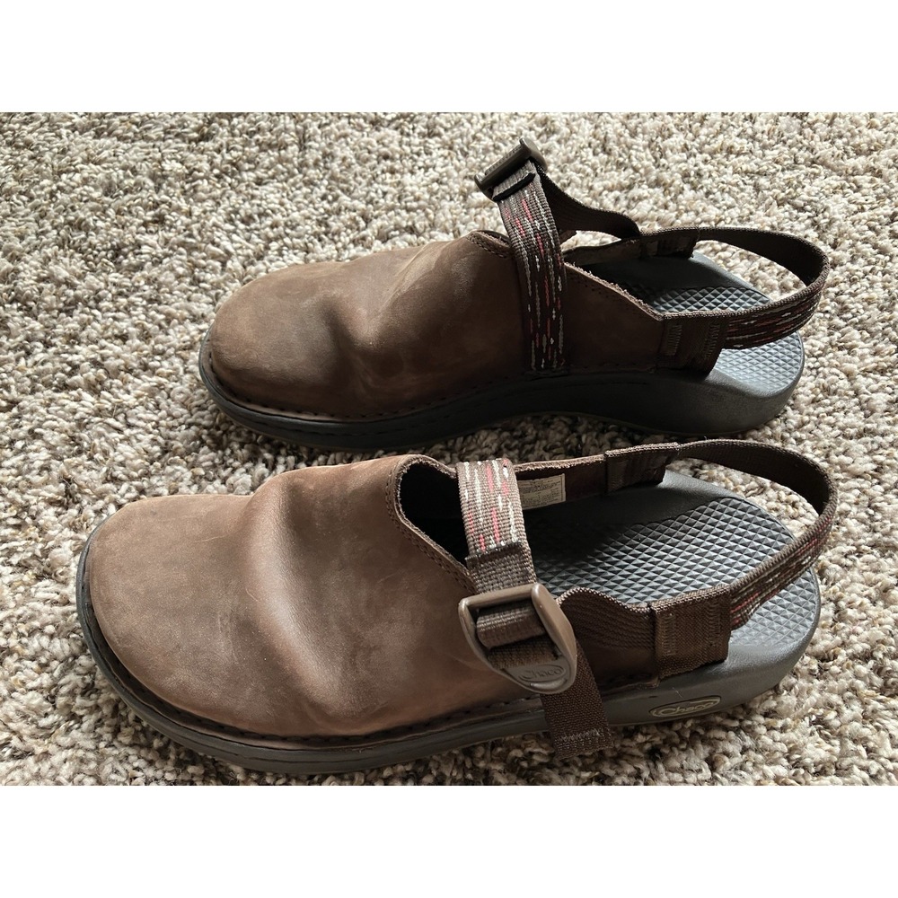 Chaco Toecoop Leather Clog Women's Size 9.5 Earthcore